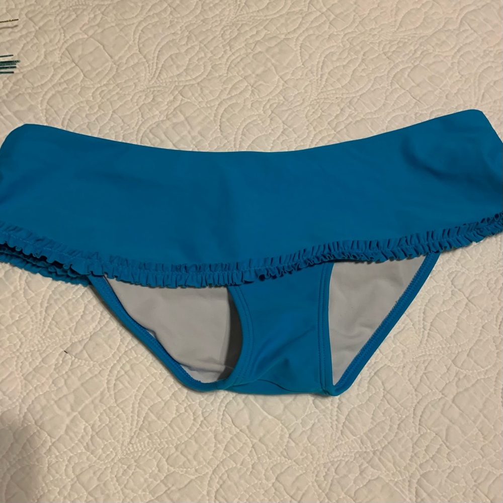 WANT bikini bottom size large turquoise